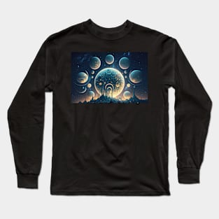 Whimsical Celestial Dream Long Sleeve T-Shirt